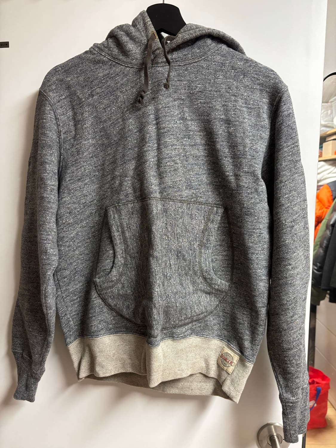 [S] RRL 코튼 플리스 후디 그레이 상품이미지1