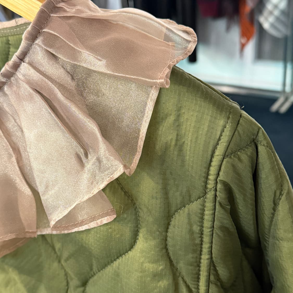 [S] 리메이크 커스텀 깔깔이 퀼팅자켓 상품이미지3