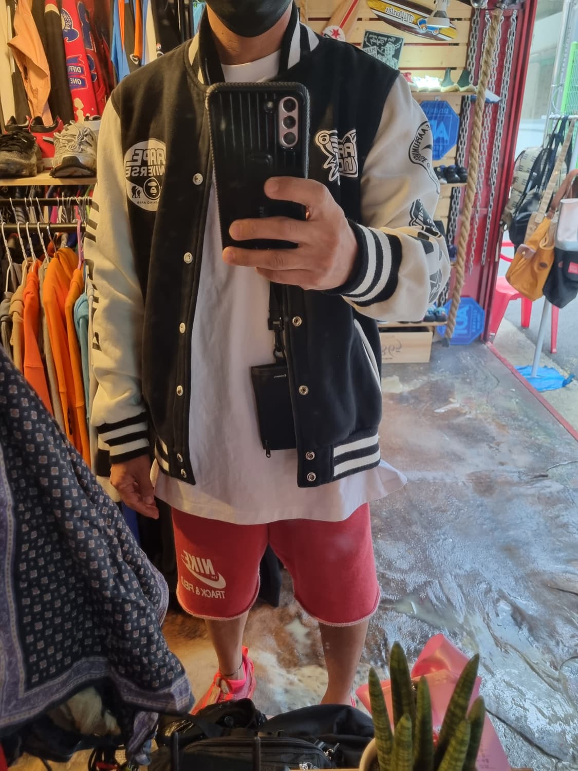 Aape universe 기모 자켓  라지 상품이미지1