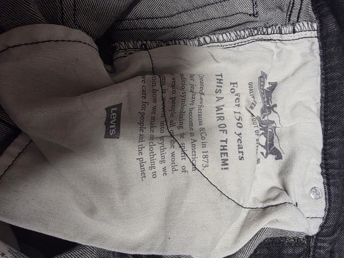 리바이스517 흑청 W32 L30 상품이미지5