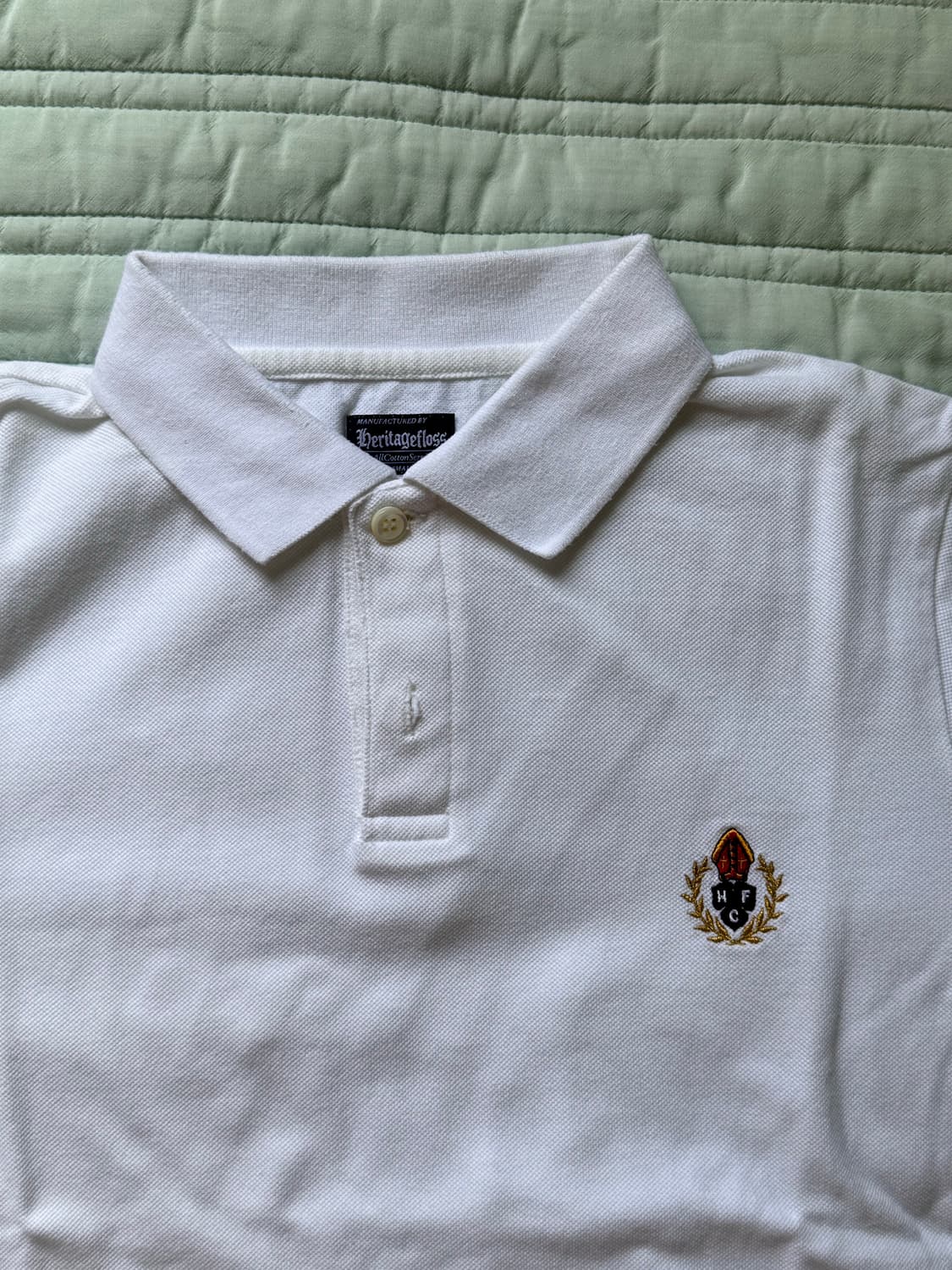 헤티리지플로스 여성 반팔 s (HFC CREST PIQUE SHIRT) 상품이미지3