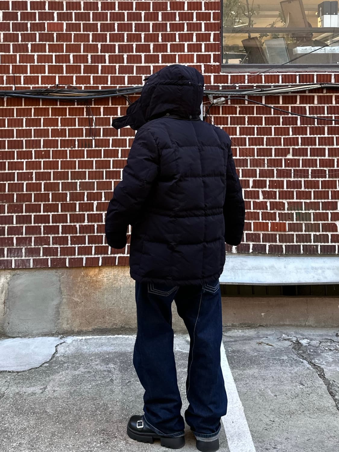 cp컴퍼니 패딩 칼하트 벨벳 후드집업 에비수 팬츠 상품이미지2