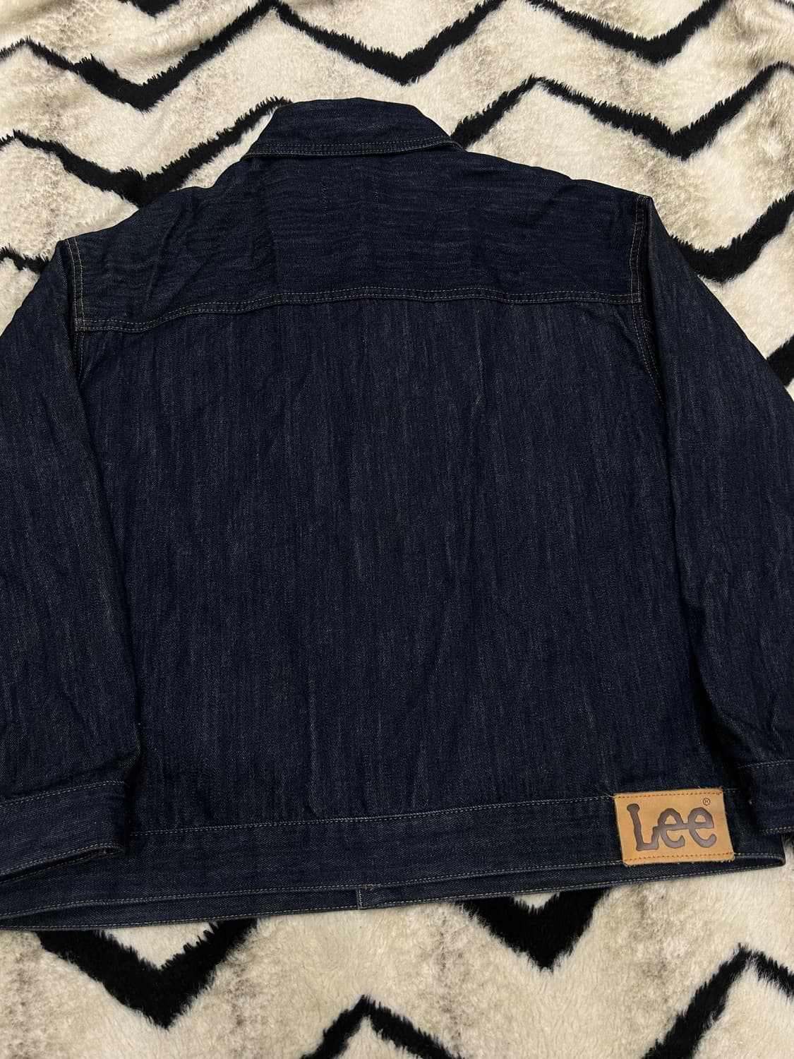 [L]Lee 콘밀 오버핏 데님 트러커 자켓/진청생지 상품이미지4