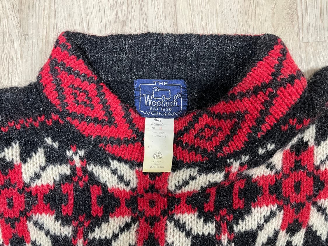 95) 80's 울리치 나바호 모크넥 울 스웨터(RRL&LVC&폴로) 상품이미지3