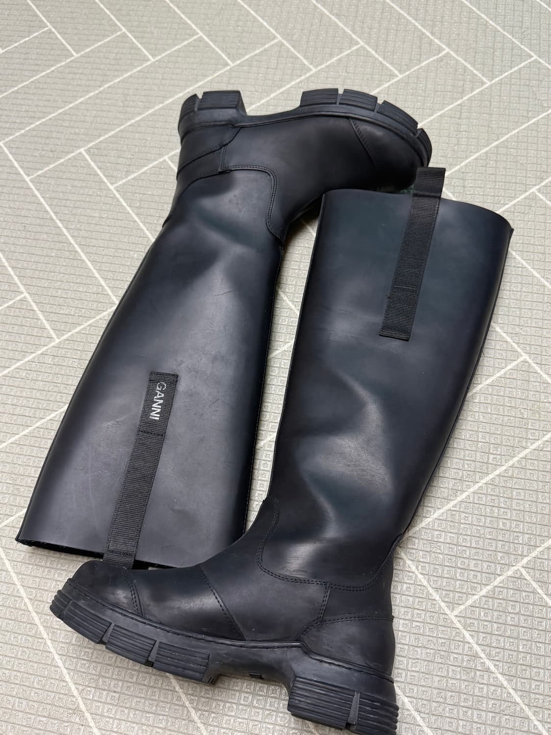 GANNI 리사이클 러버 부츠 37 상품이미지3