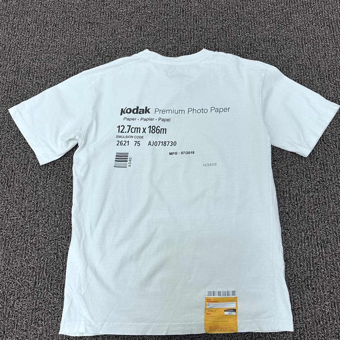 Kodak 코닥 반팔티셔츠 화이트 M 상품이미지5