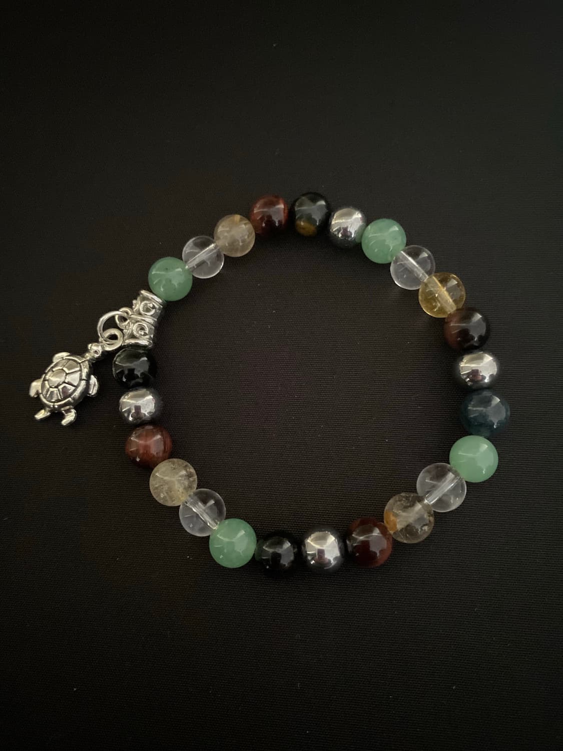 거북이 장식  원석 팔찌 상품이미지2