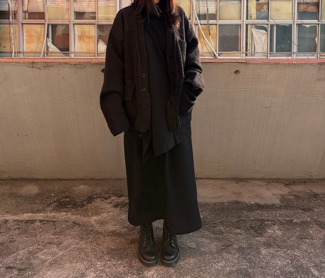 요지 야마모토 울 가디건 상품이미지1