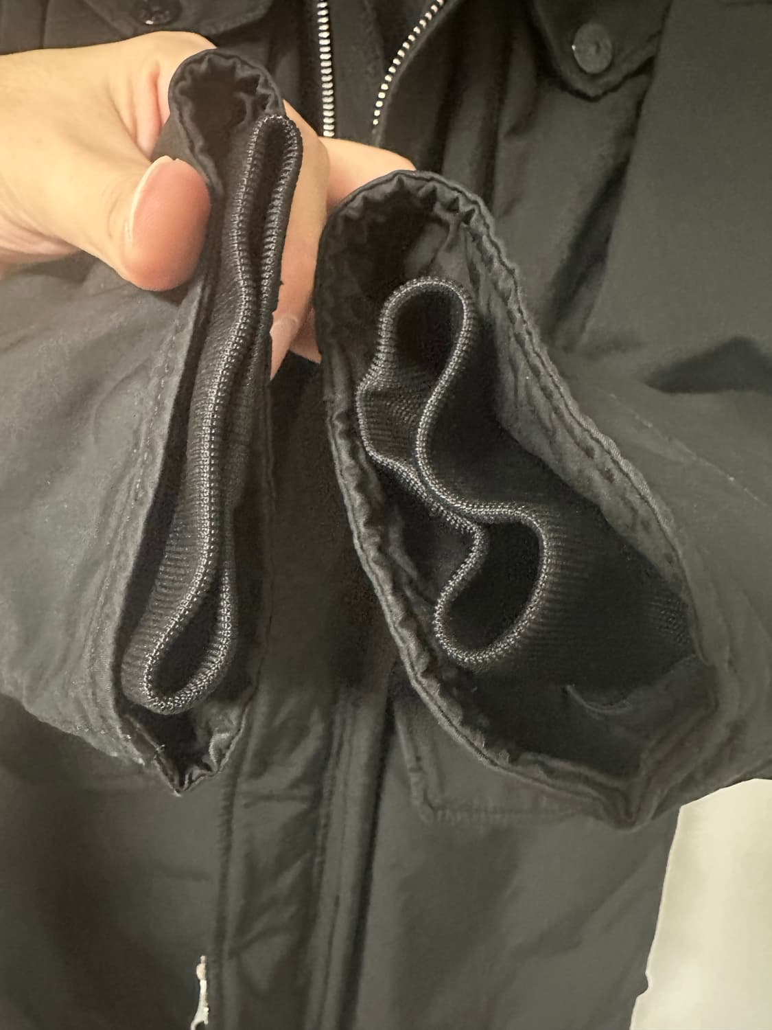 스톤 아일랜드 다비드 TC 롱 다운(블랙)  XL사이즈 판매 상품이미지9