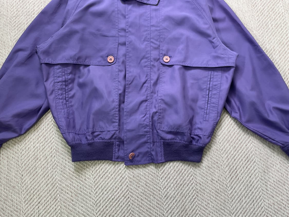 빈티지 해링턴 퍼플 봄버 자켓  상품이미지2