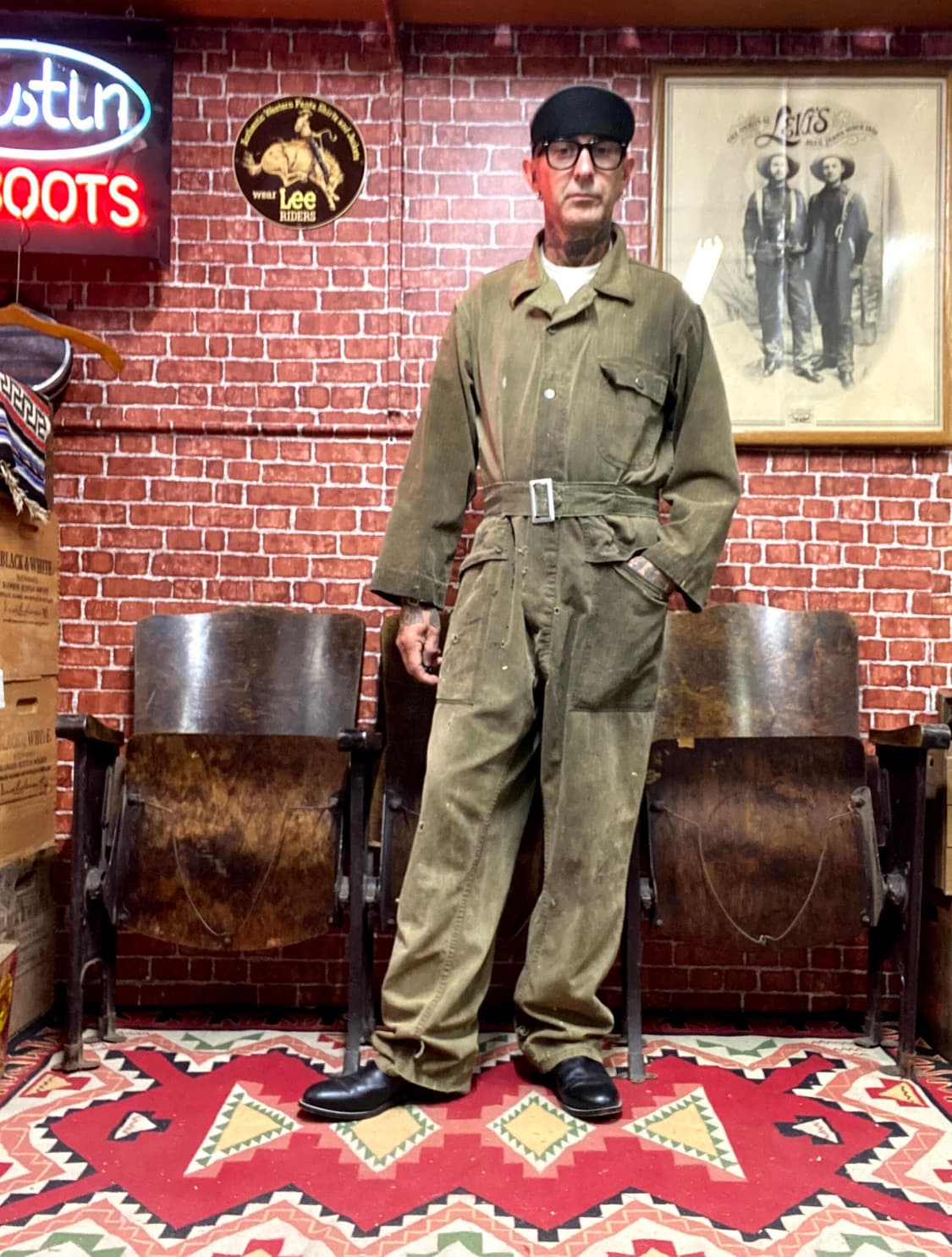 1950S WW2 13stars Coverall 커버올 점프수트  상품이미지9