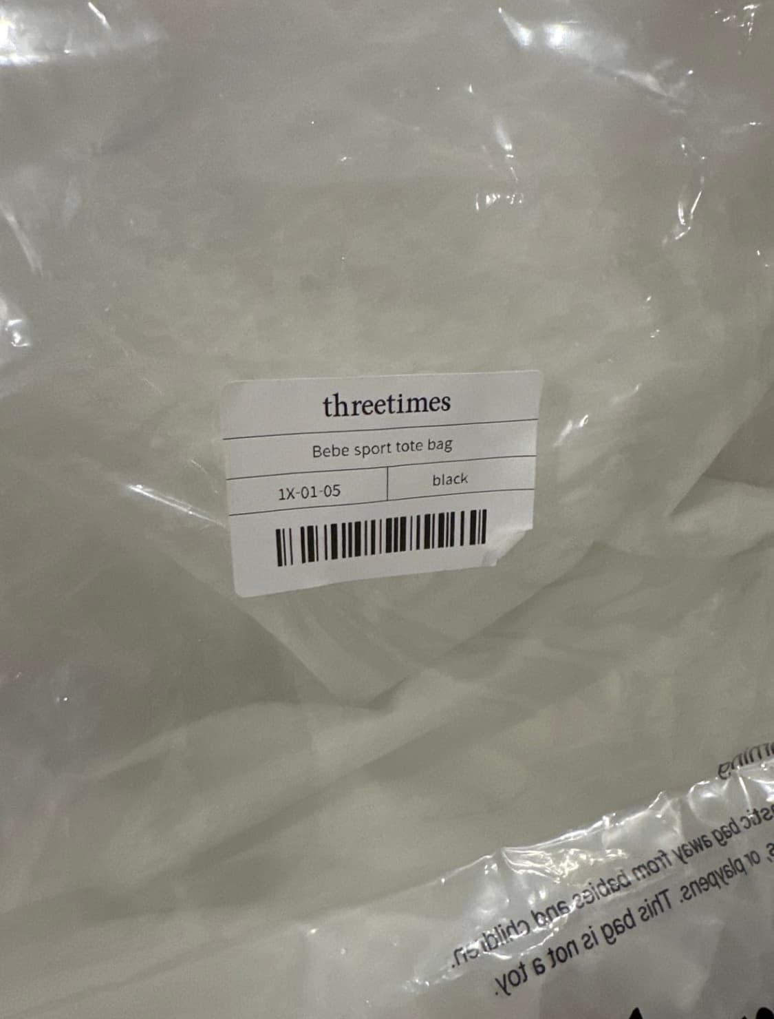 쓰리타임즈 베베 스포츠 토트 백 상품이미지3