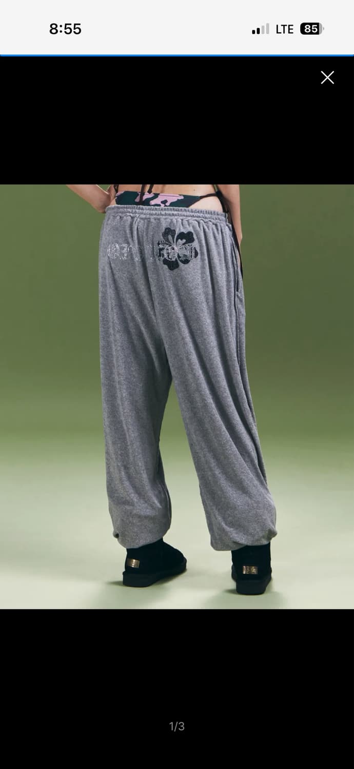 새상품) 플리즈노팔로우 Weenie Terry Jogger Pants 상품이미지1
