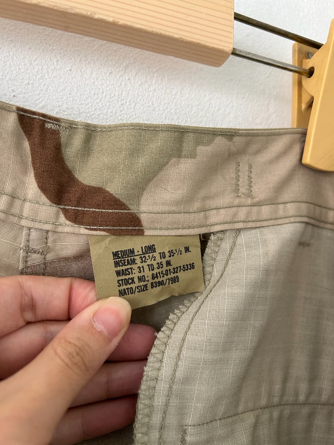 90's U.S Army Desert Camo BDU Combat PT 상품이미지6