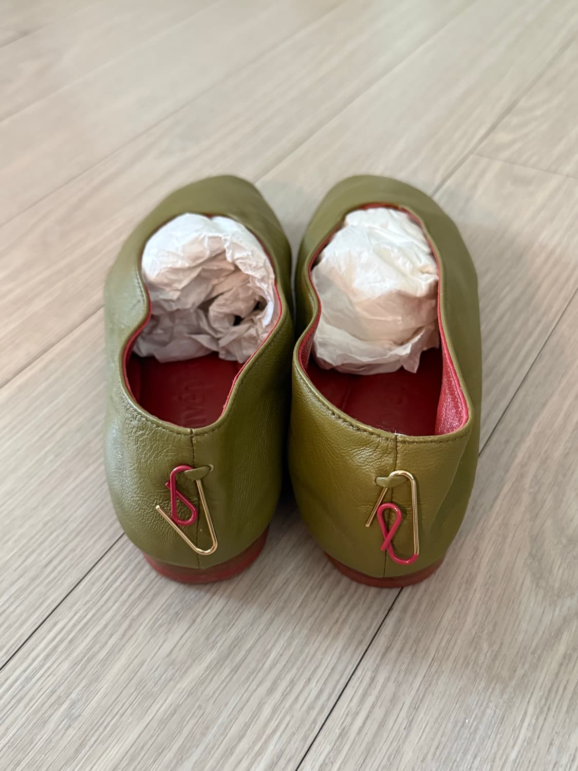 Archivépk 아크이브앱크 플랫 슈즈 올리브 36사이즈 상품이미지3