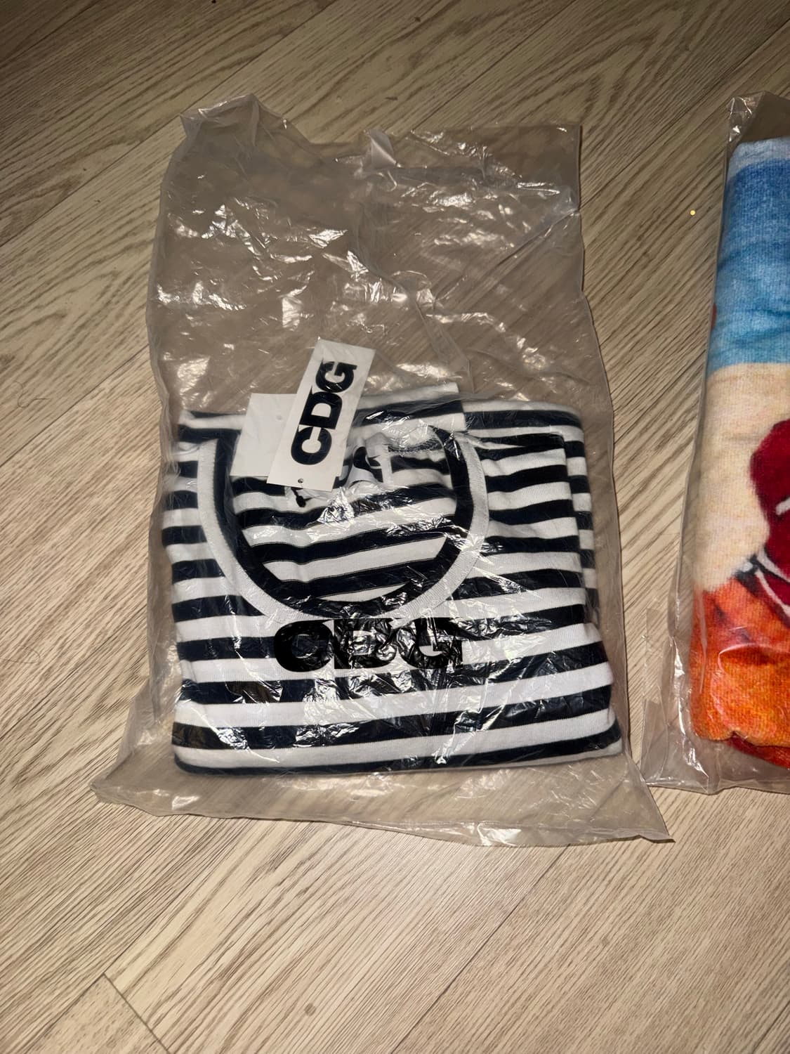 CDG 스트라이프 롱슬리브 블랙 상품이미지2