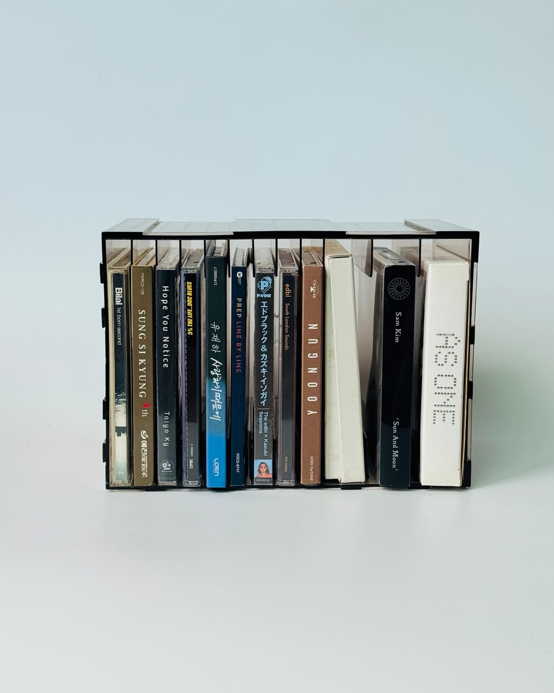 Vintage | 일본 CD 수납 랙 (2개 세트) 상품이미지1