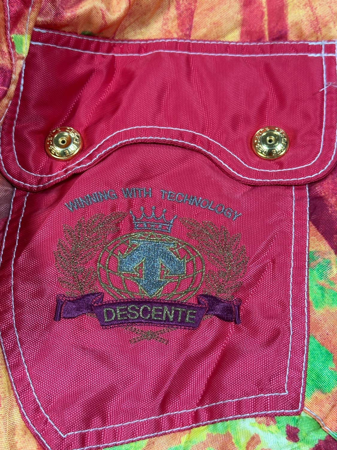 일본판 데상트 올드스쿨 스키점퍼 보드자켓 XL 상품이미지6