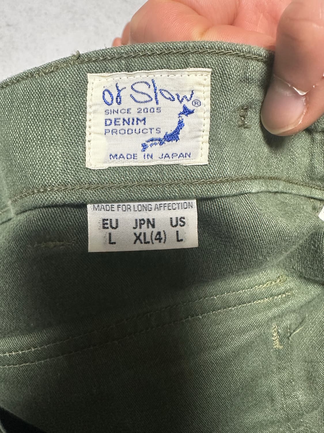 오어슬로우 레귤러 퍼티그팬츠 4사이즈 상품이미지3