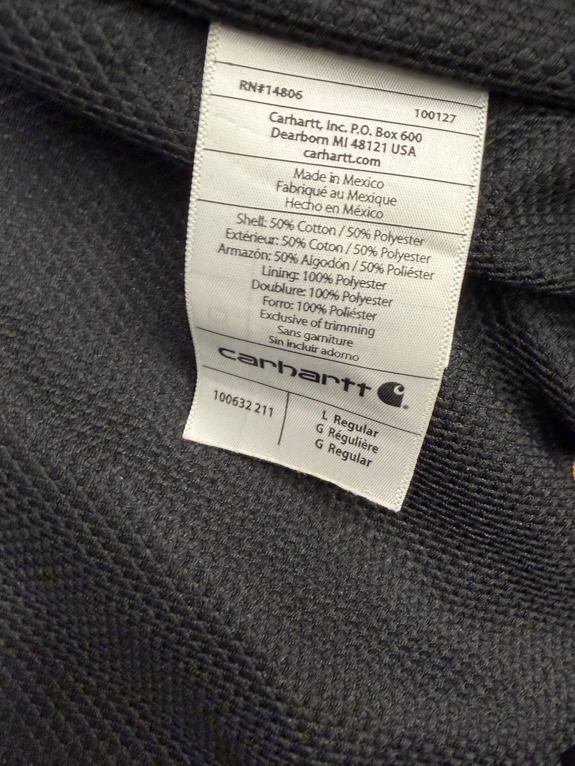 [L]칼하트 된장 써멀 후드집업 상품이미지6