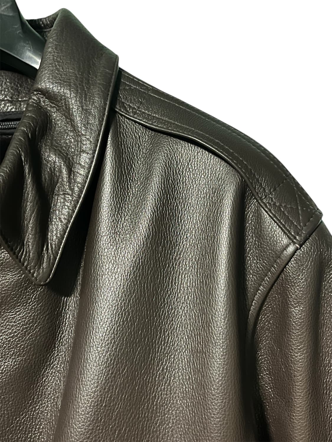 [XXL] 다크호스 A-2 레더자켓 다크브라운 상품이미지4