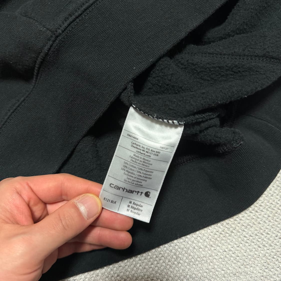 칼하트 오리지널 핏 후드티 상품이미지3