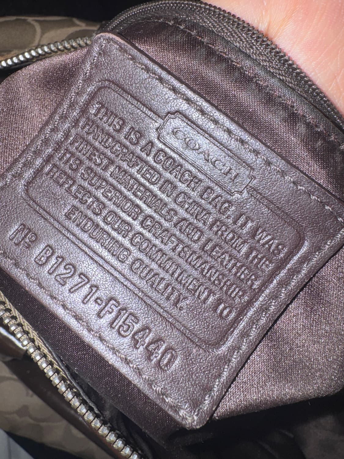 00s coach Y2K 코치 시그니처 숄더백 겸용 크로스백 빈티지 상품이미지4