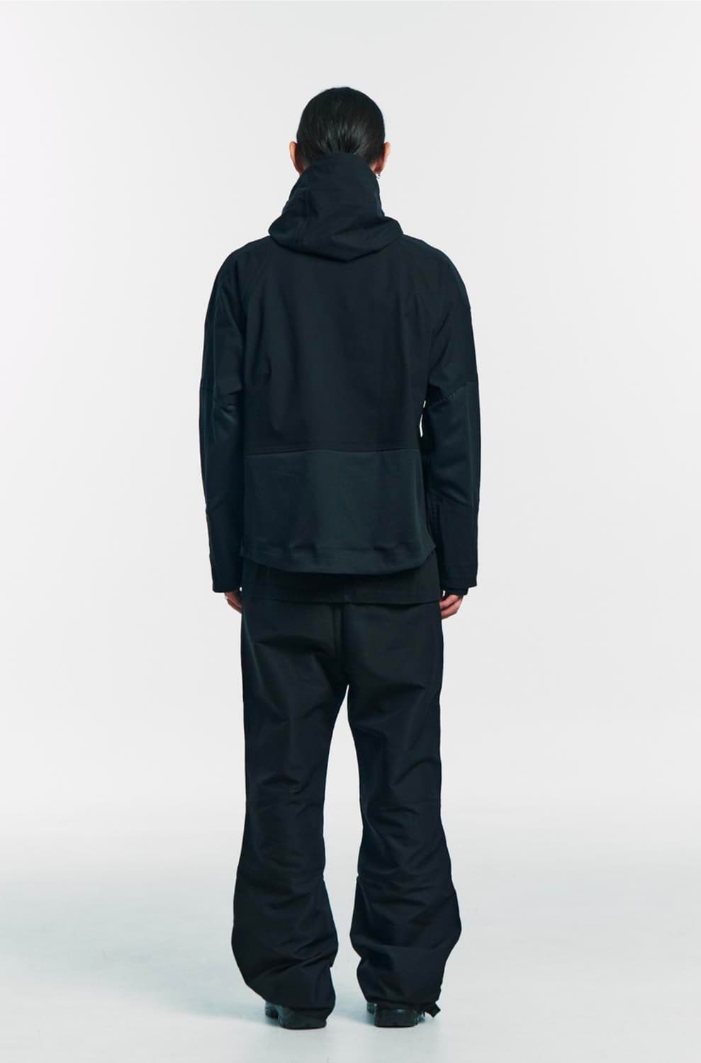 플라스틱프로덕트 3L SHELL HOODED JACKET (BLACK) 상품이미지2