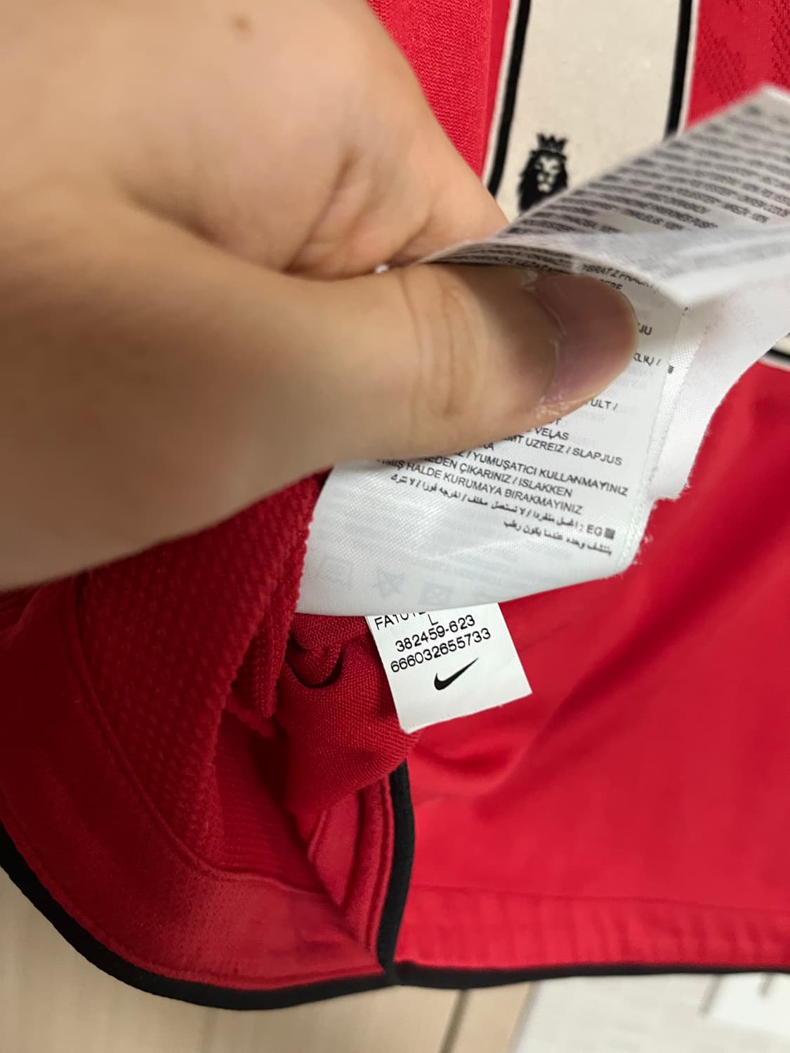 [유소년L] 맨유 10-11 홈 유니폼 박지성 마킹 판매 상품이미지4