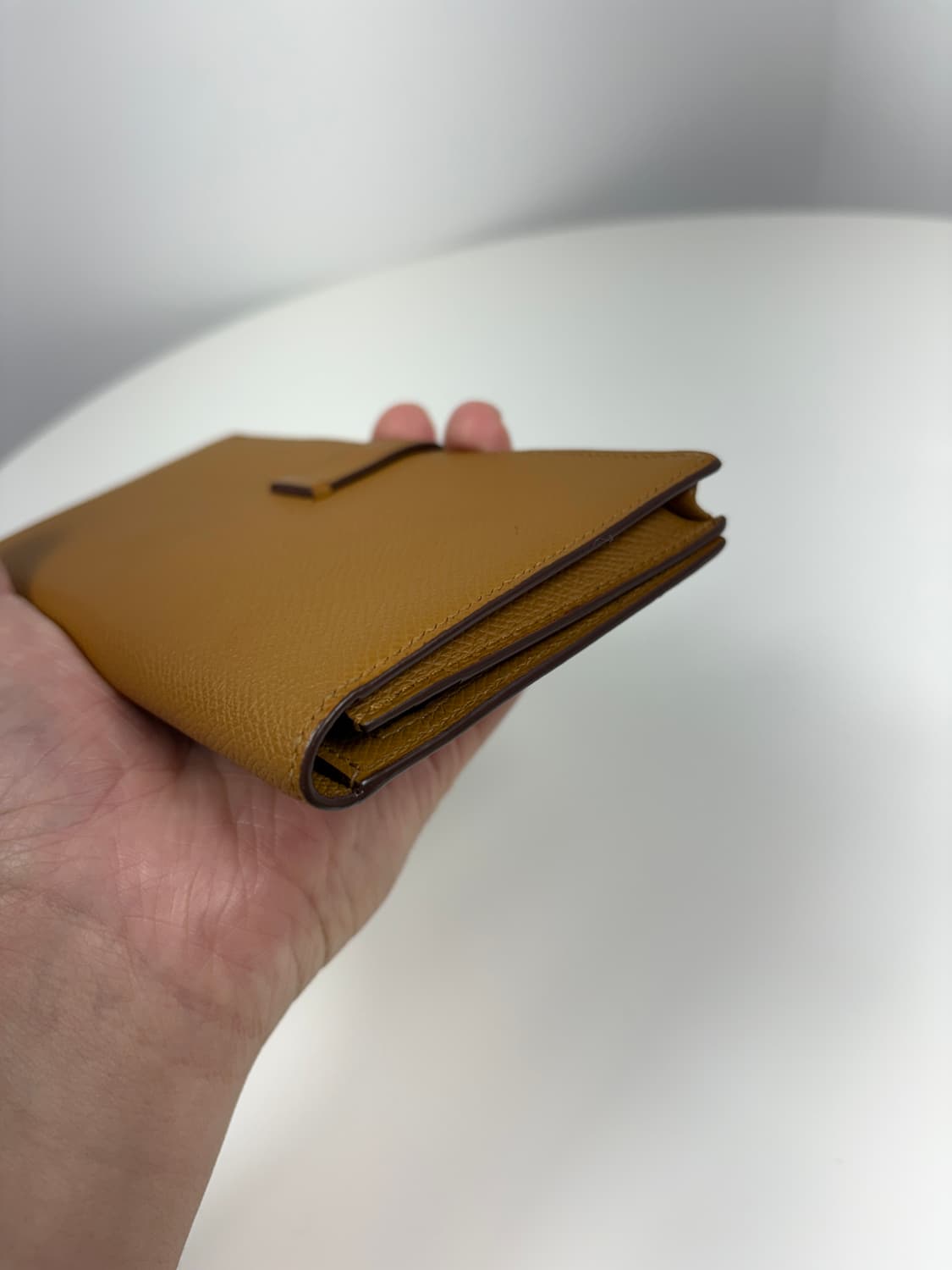 에르메스 베안 장지갑 비스킷 금장 Y각인 상품이미지7