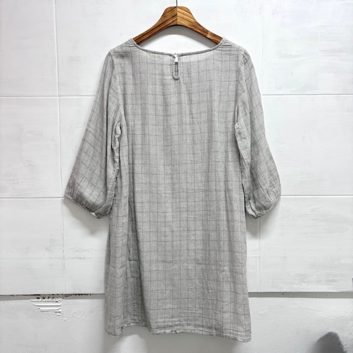 OSCOPE 체크 셔링 모리걸 미니 원피스 JPN 상품이미지5