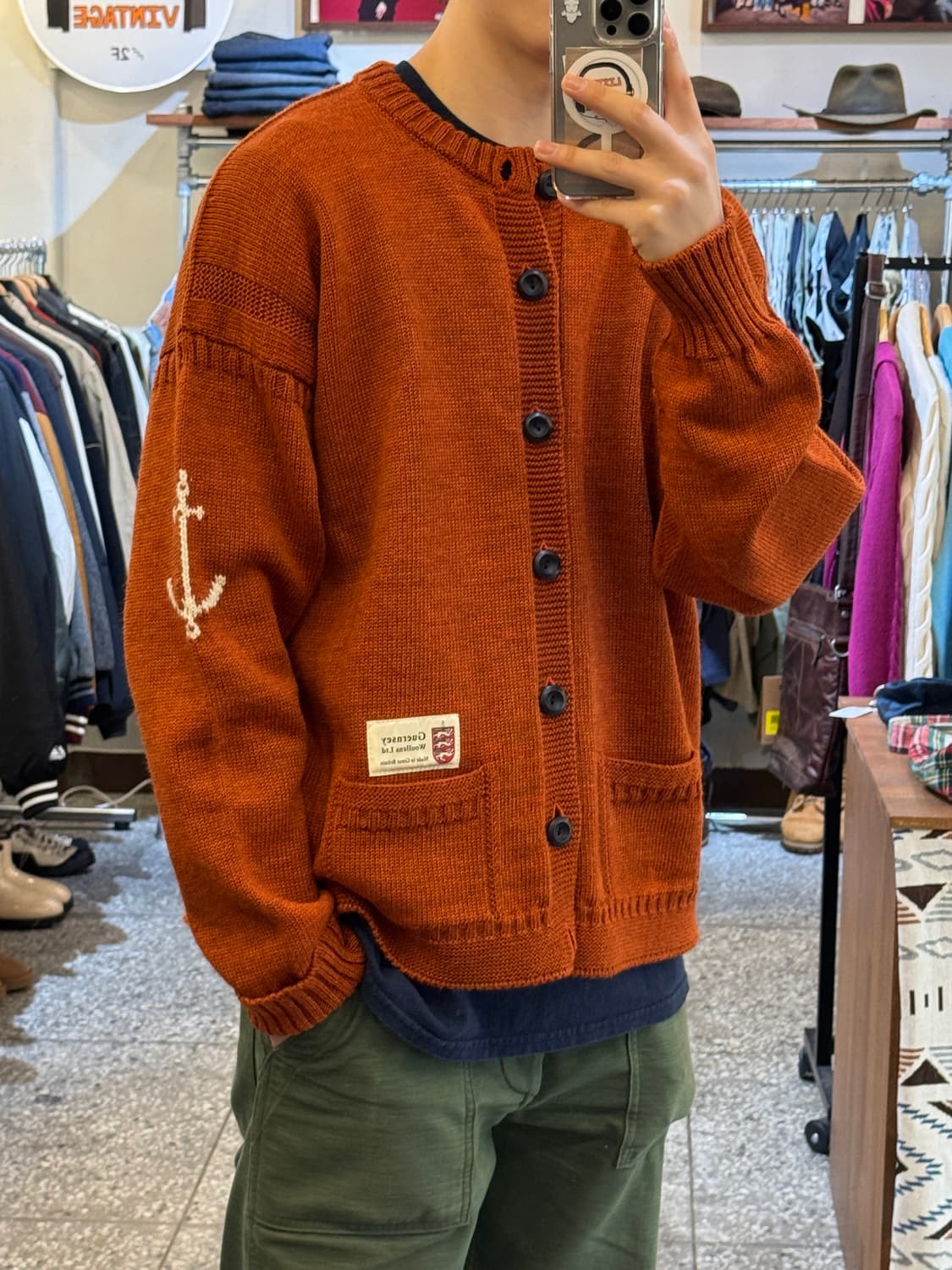 건지울른스 피셔맨 홀가먼트 가디건(T31) 상품이미지9