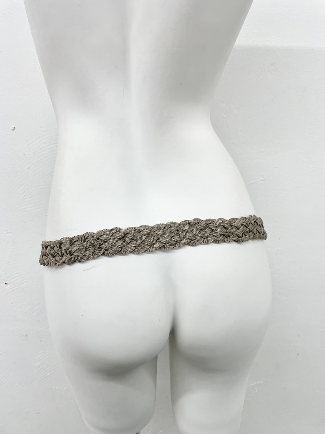 락시크 실버 위빙 버클 벨트 상품이미지4