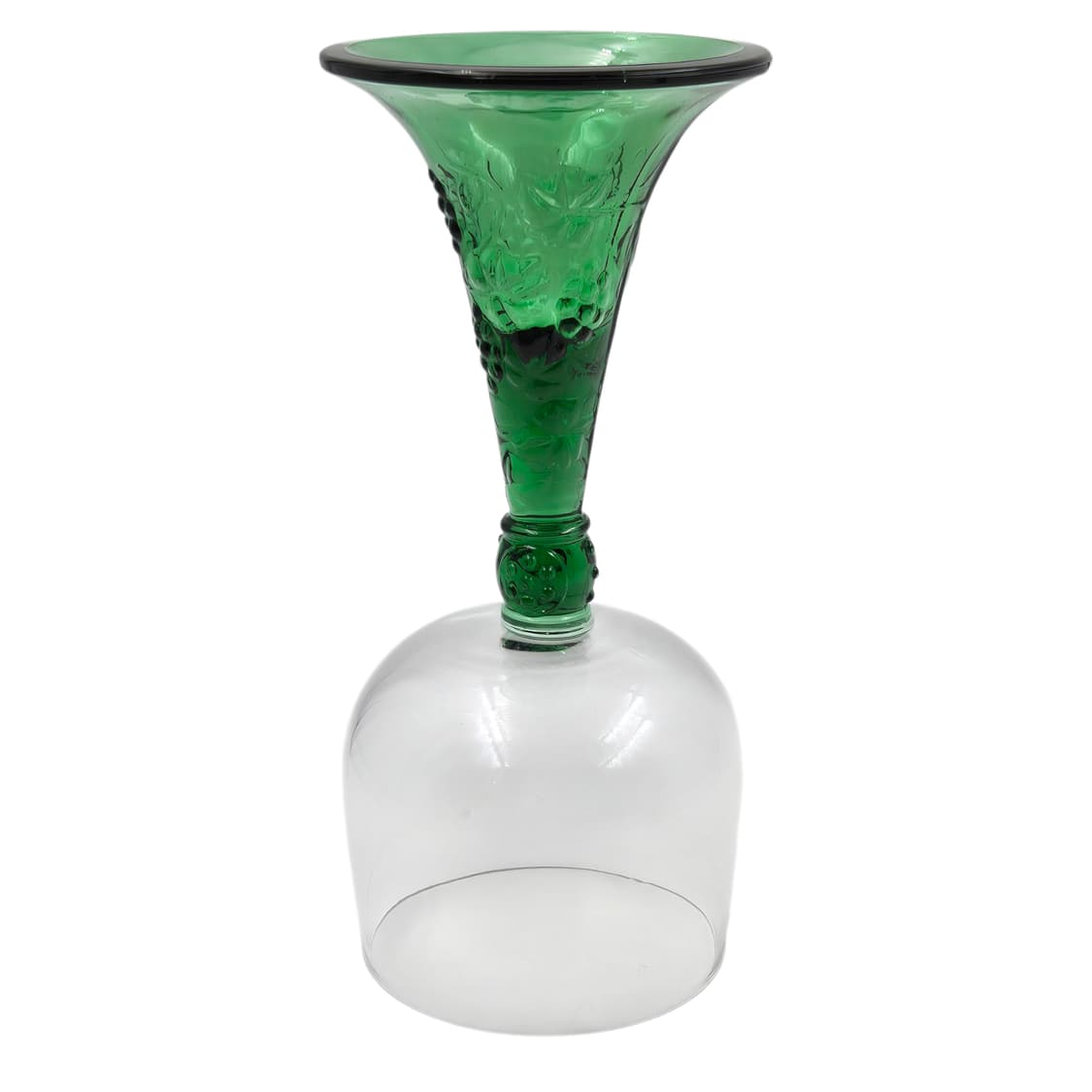 70s 사사키 그린 포도 넝쿨 빅 고블렛 1p 상품이미지4