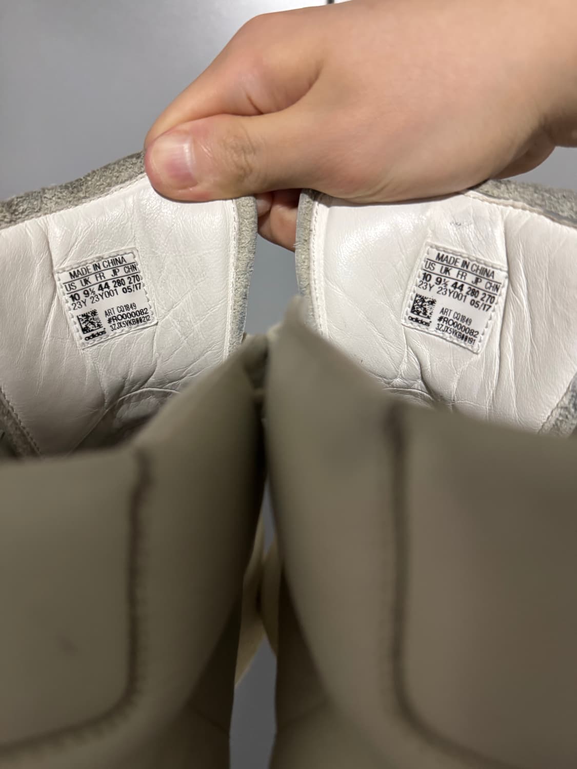 릭오웬스 rick owens 아디다스 마스토돈 크림 280 상품이미지5