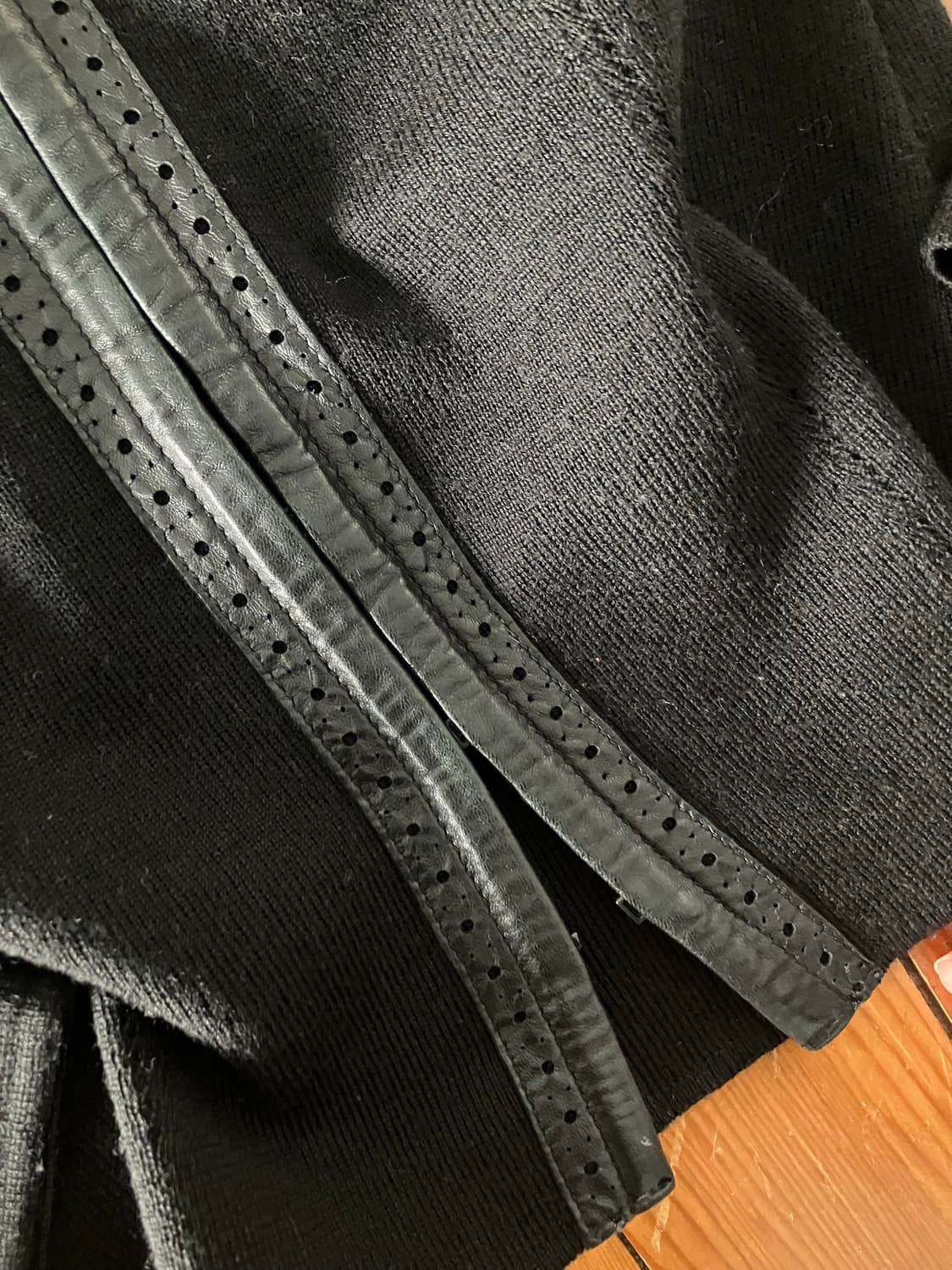 유니크 디자인 니트 탑 상품이미지3