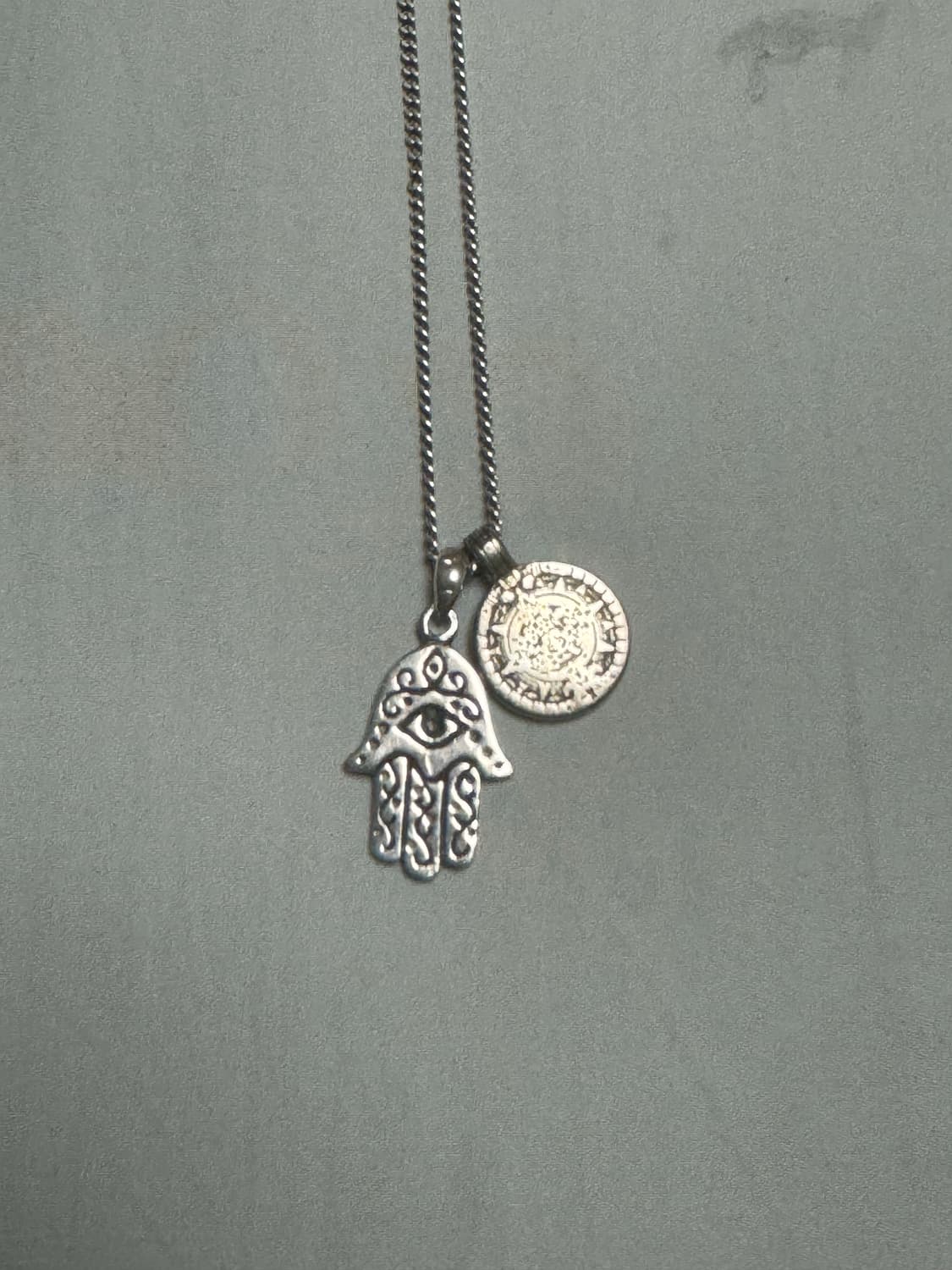 실버 하무사 펜던트 목걸이 상품이미지1