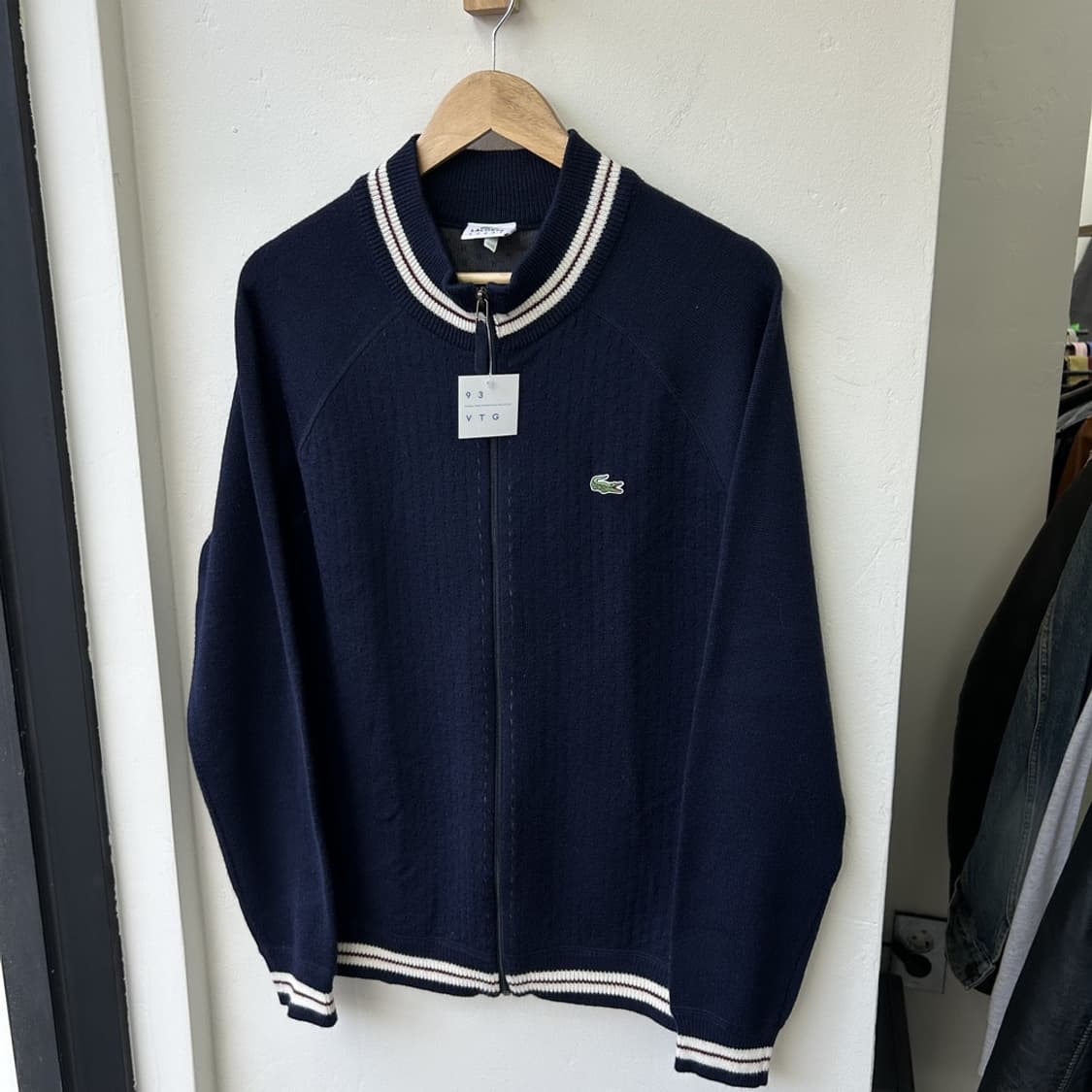 15826 - 라코스테 울 니트 집업 (울 50%) 상품이미지2
