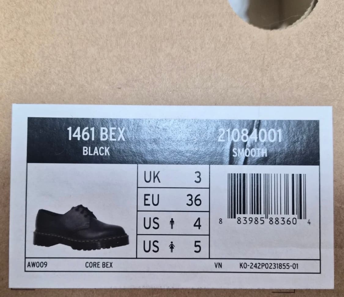 닥터마틴 1461 벡스 블랙 상품이미지3