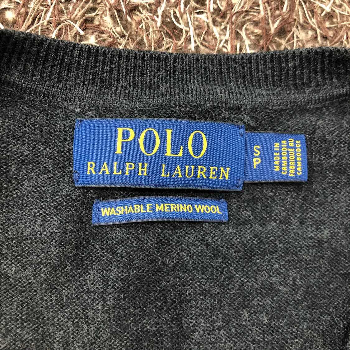 폴로 랄프로렌 메리노 울 니트 조끼 베스트 상품이미지3