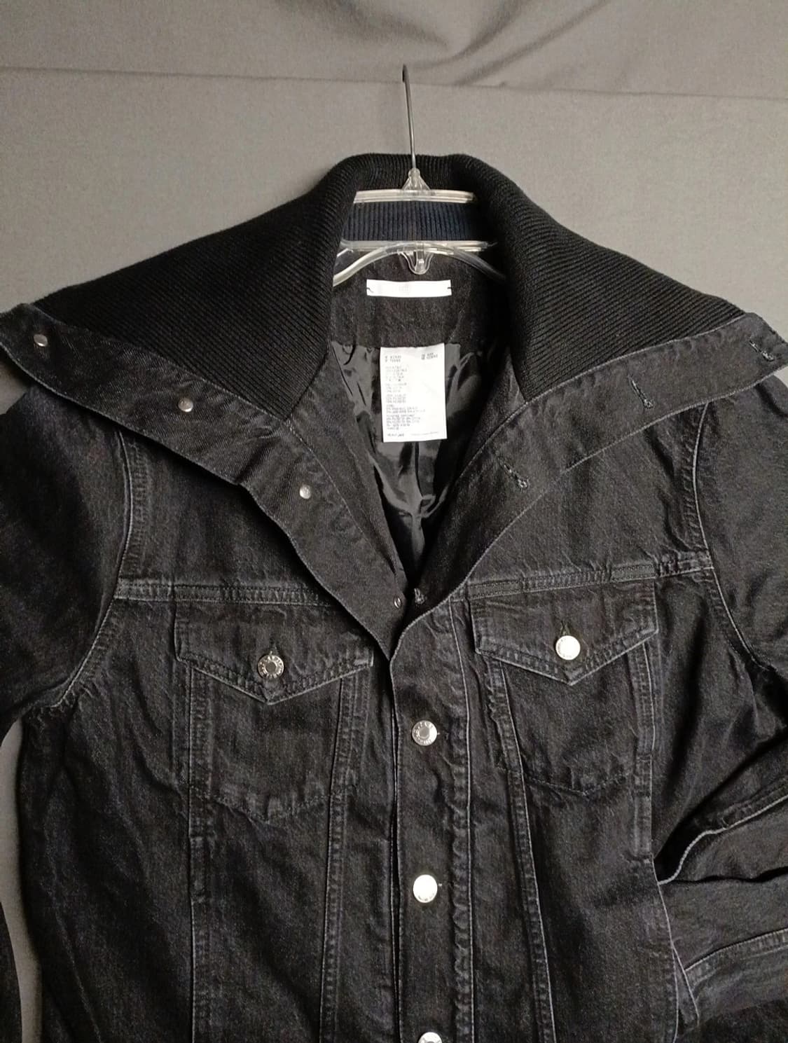 헬무트 랭 니트 칼라 트러커 자켓 상품이미지2