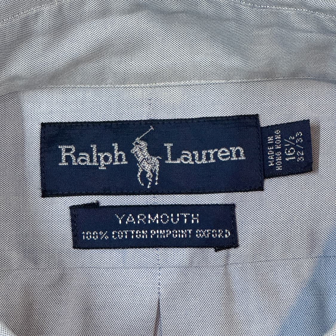 XL) 폴로 랄프로렌 하늘색 솔리드 옥스포드 셔츠 상품이미지6