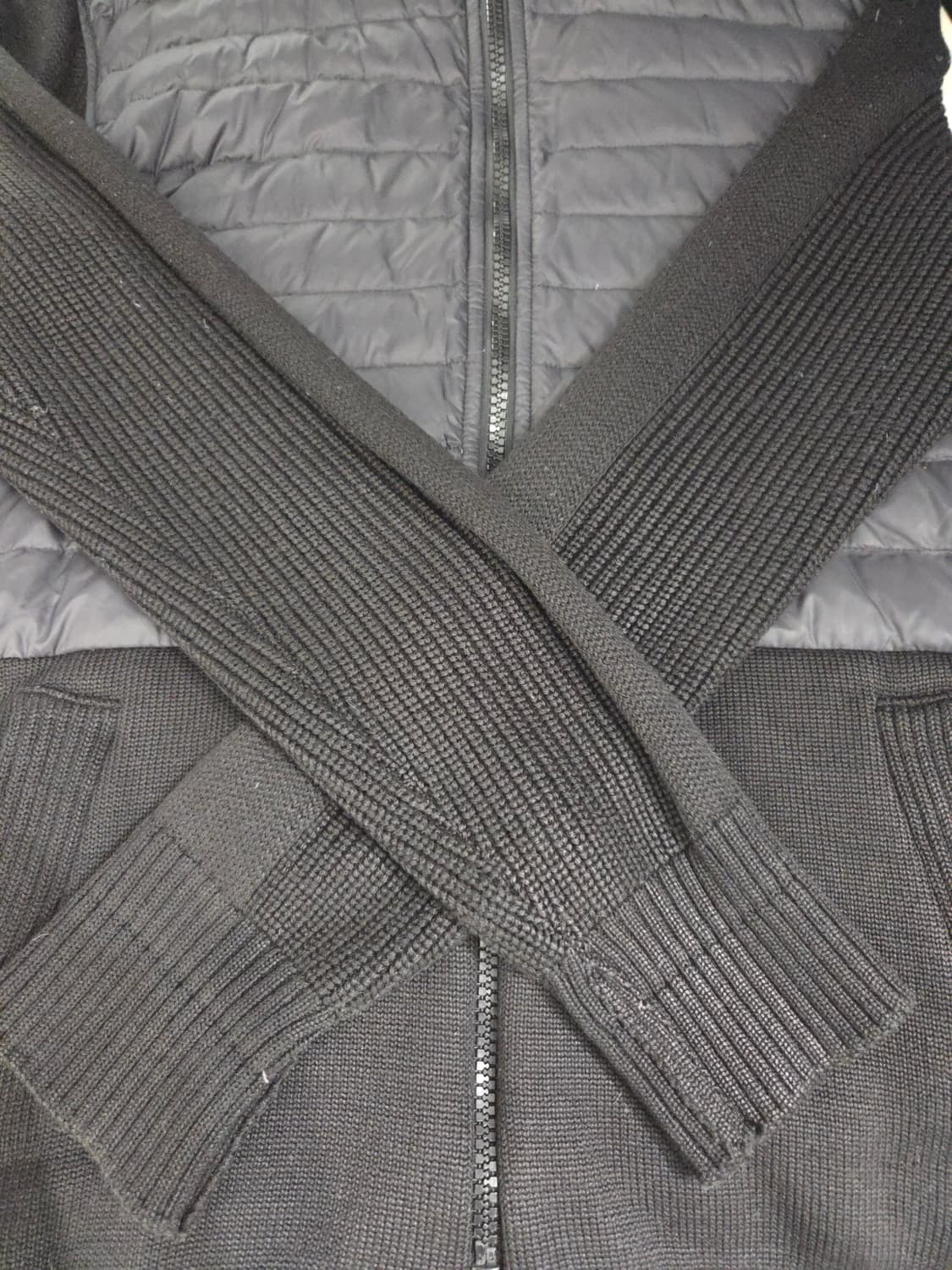 PESPOW 페스포 Aran Field 이태리 다운 니트 패딩 집업 상품이미지7