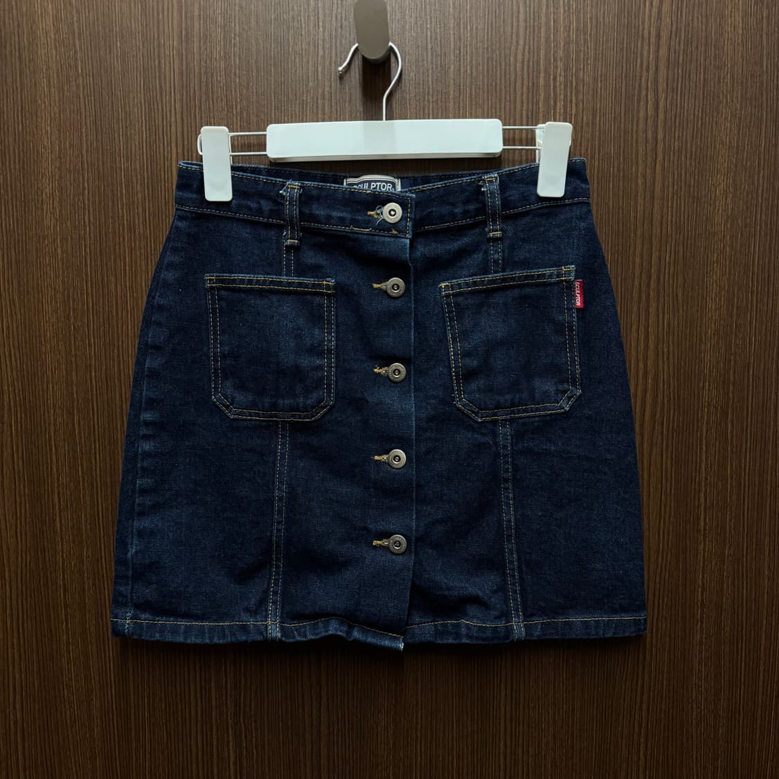 스컬프터 청치마 스커트 상품이미지1