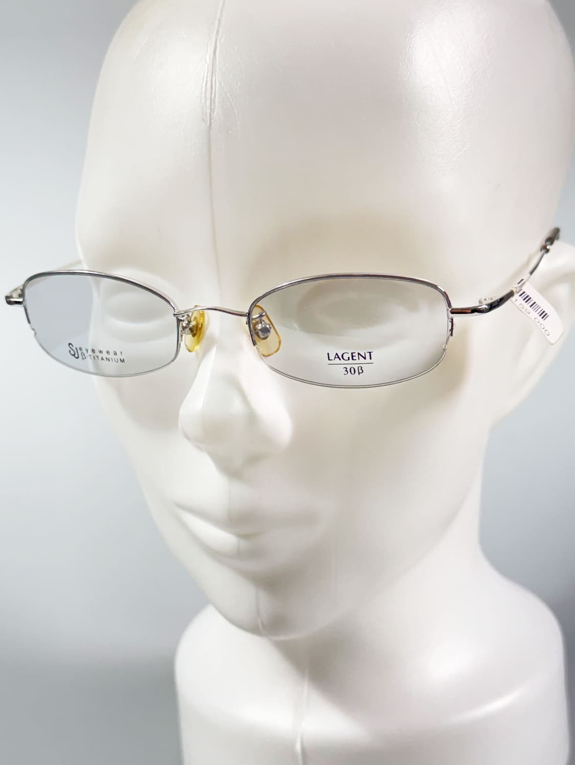 서전 SJ LAGENT 실버 티타늄 반무테 빈티지 안경 상품이미지9
