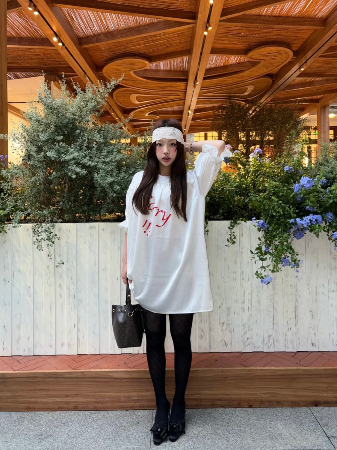 I’m sorry 화이트 원피스 상품이미지5