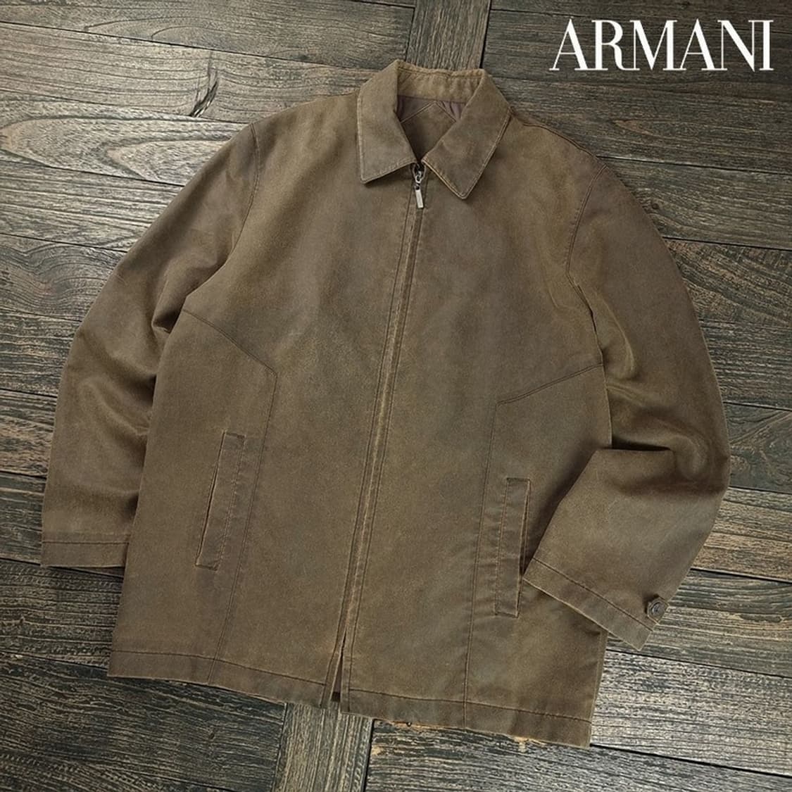 [아르마니] 빈티지 인조 누벅 자켓 P01497 상품이미지1