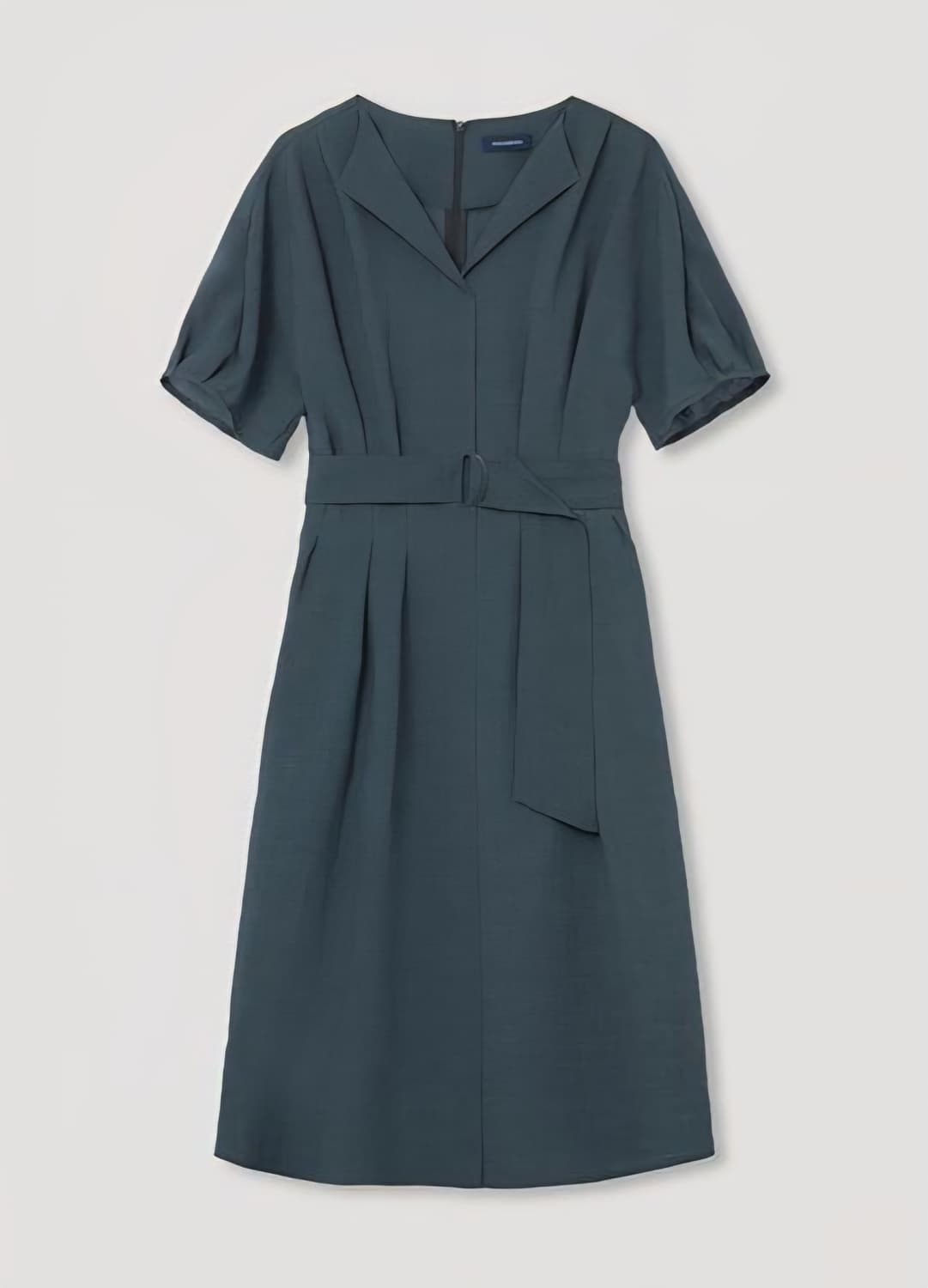 벨티드 칼라리스 라펠 원피스 SWWOPL22020 상품이미지1