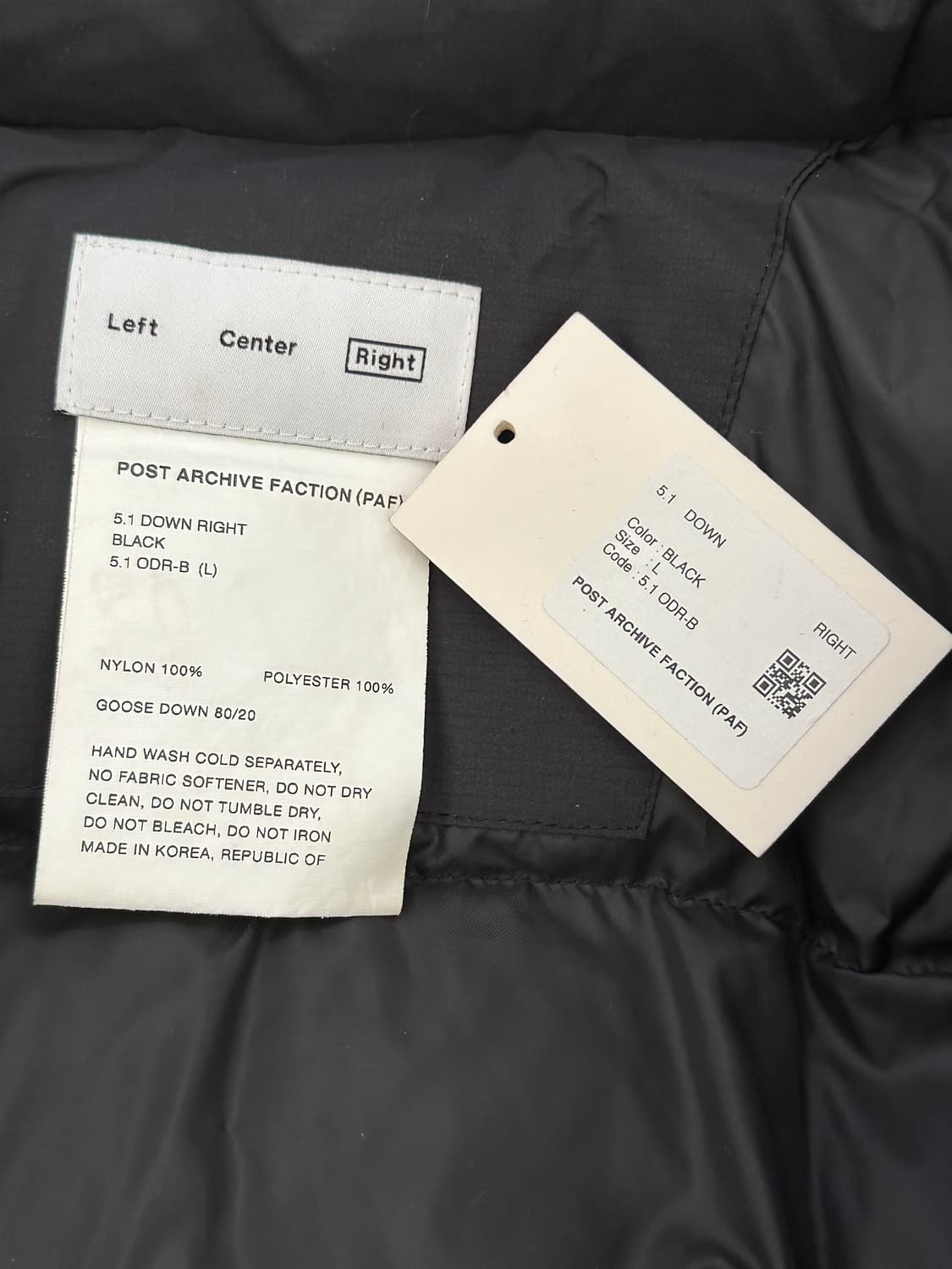 포스트아카이브팩션(파프) 5.1 패딩 상품이미지2