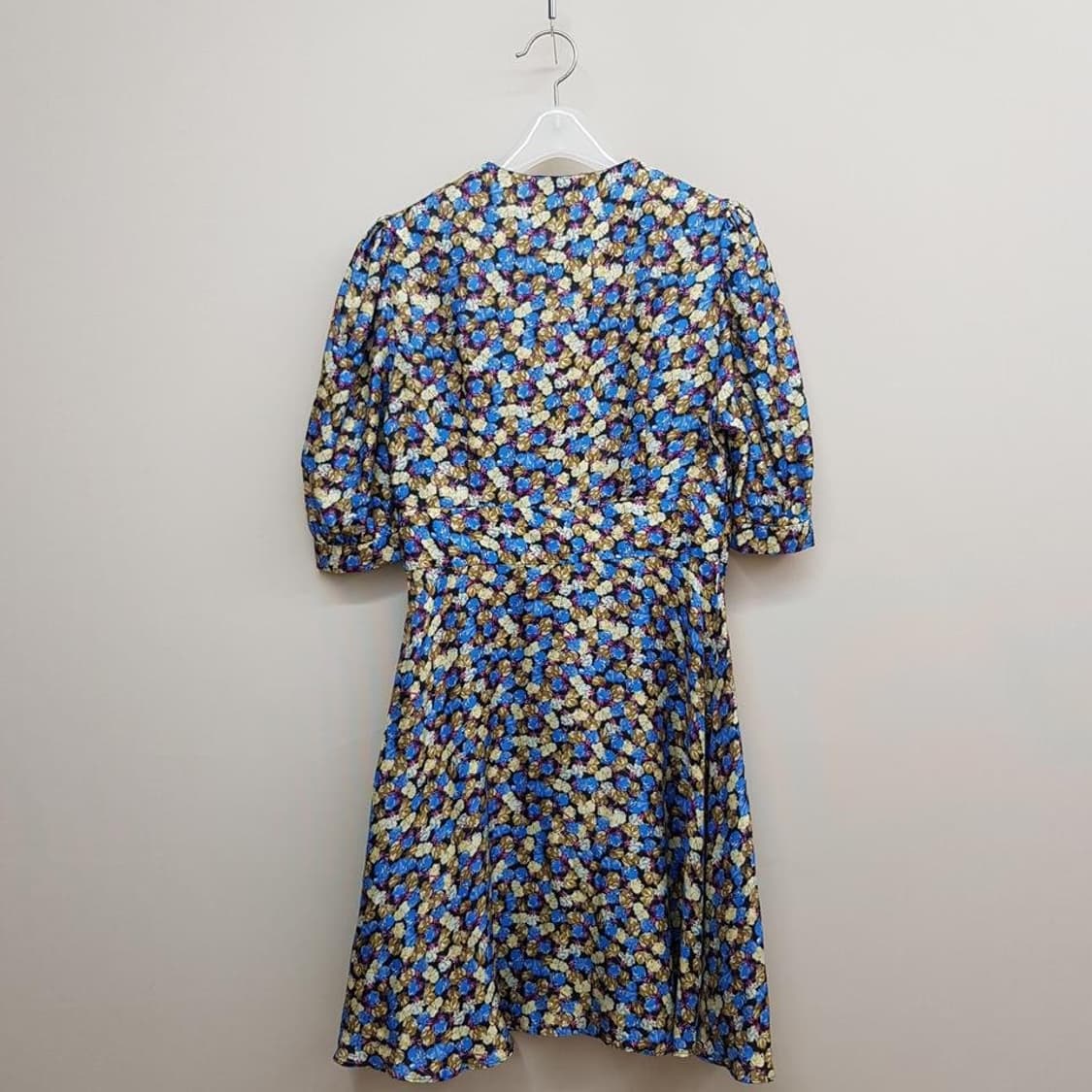 산드로 플라워 프린트 브이넥 원피스 S사이즈 상품이미지7